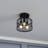 Jolet 3-Light 12.6 inch Iron Shade Dimmable Flush Mount Light