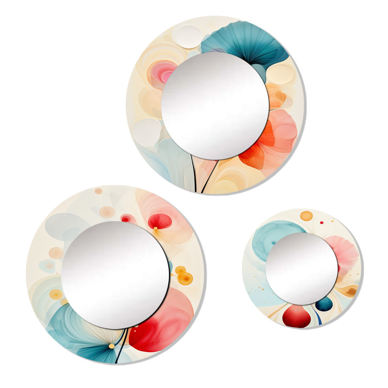 Travell Metal Round Mirror