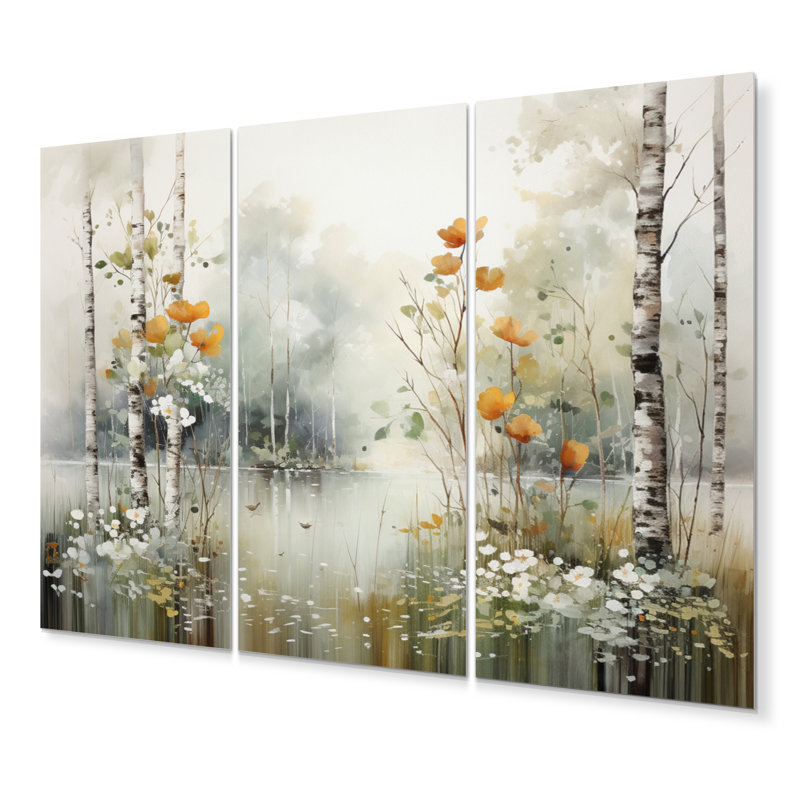 Ensemble de salon Minimalisme Forest Woods I - Paysages