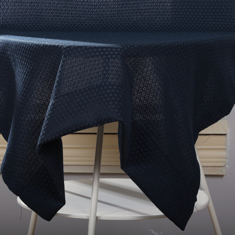 Paire de rideaux obscurcissant avec passe-tringle Ealaf, Marine