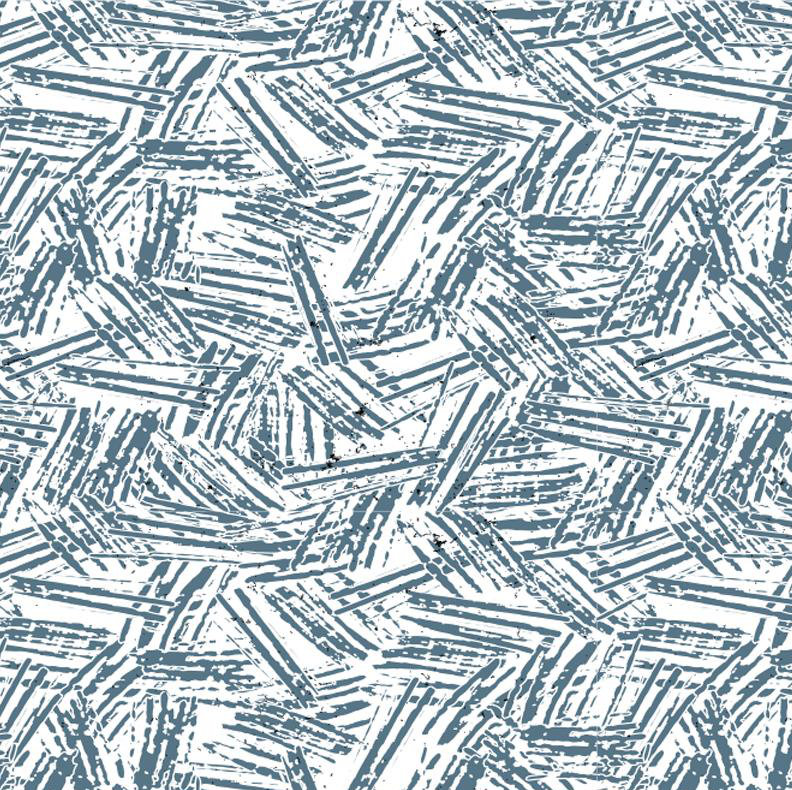 Rouleau de papier peint Eleven L 27 pi x l 25 po, Pierre bleue / Blanc