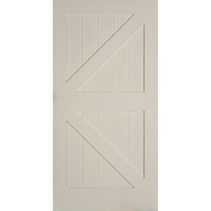 Porte de grange intérieure apprêtée K-Bar