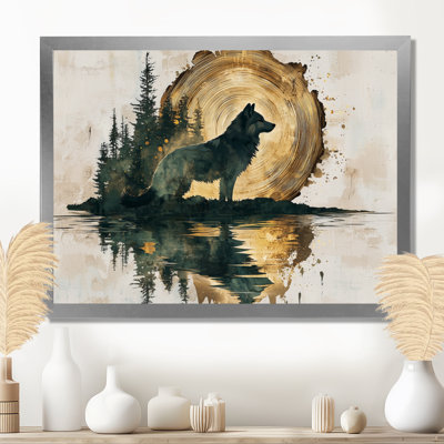 Wolf Guardian Of The Forest III - Wolf Canvas Wall Art