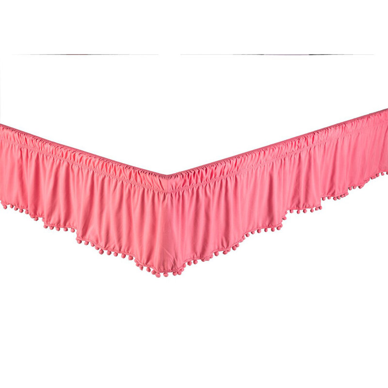 Jupe de lit 14 po Bedskirt 6, Simple, Rose