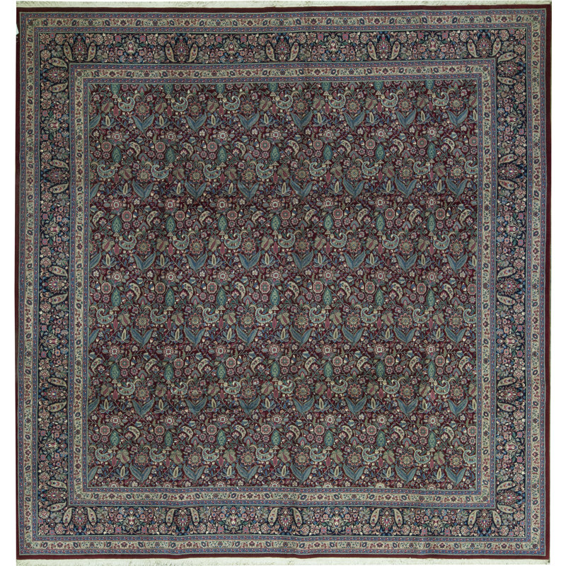 Jahan Wool Oriental Area Rug in Pink