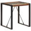 Pooler Solid Wood Top Metal Base Dining Table-1915042664