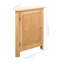 Copper Mountain Solid Oak Wood Corner Cabinet Storage Rack Organiser-91585843