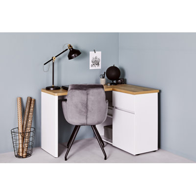Hollice L-Shaped Writing Desk