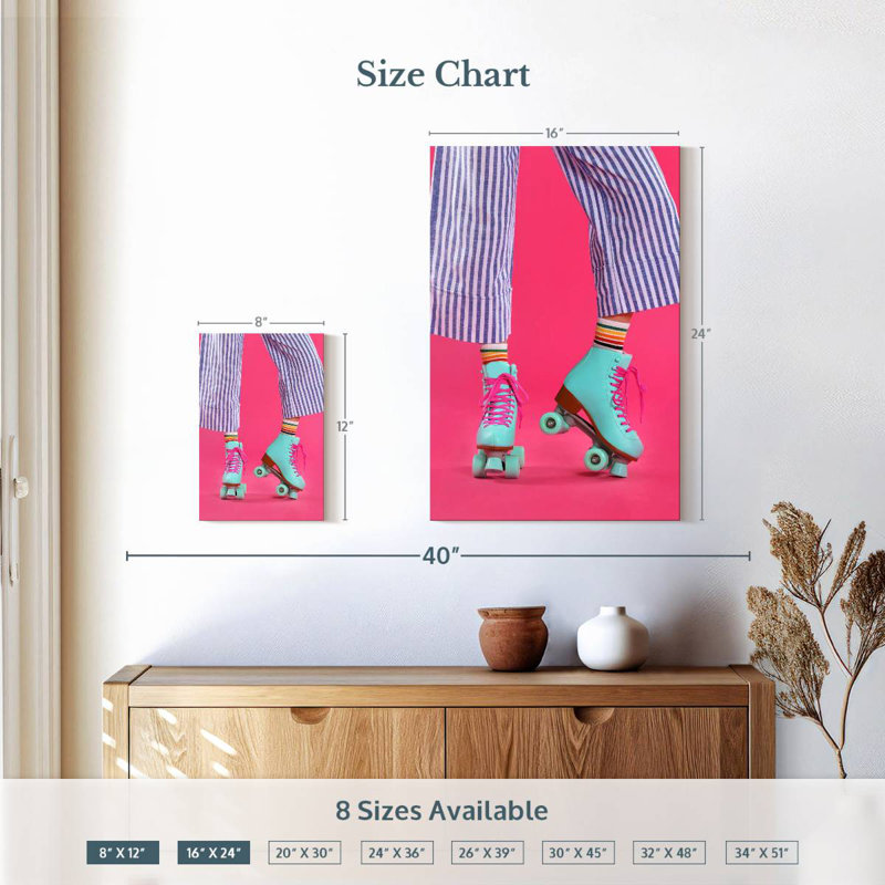 Senne Roller Skater Pose, 12" H x 8" W