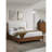 Walnut Color Panel Headboard 3pc Bedroom Set-1337568421