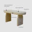 Bureaux en bois manufacturé blanc ovale-108074689