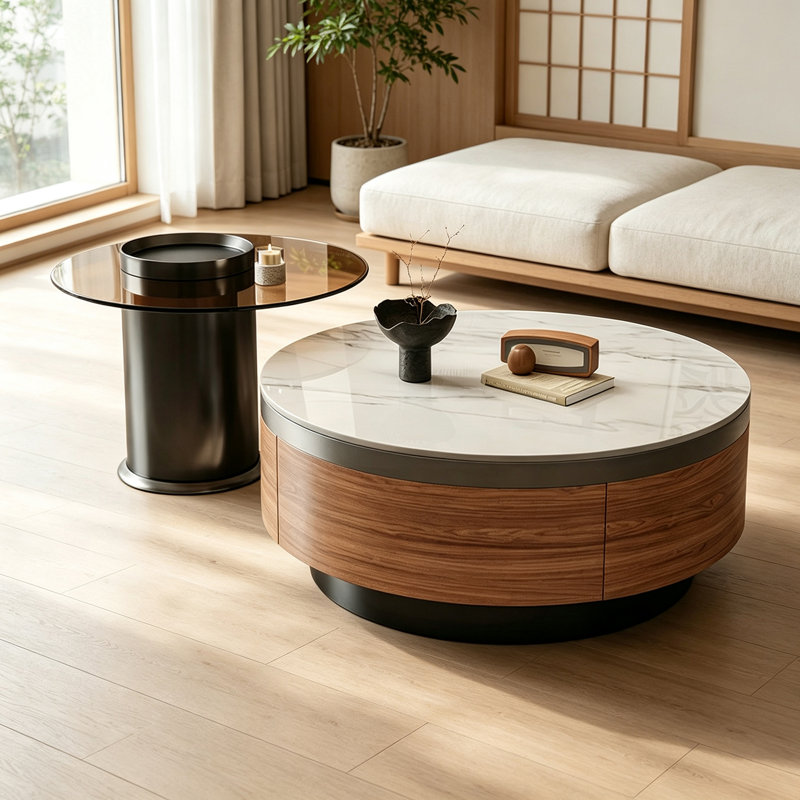 Table basse French Minimalist Luxury