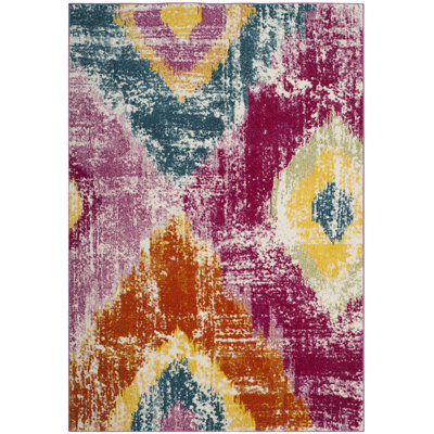 Greaney Watercolor Performance Ikat Rug