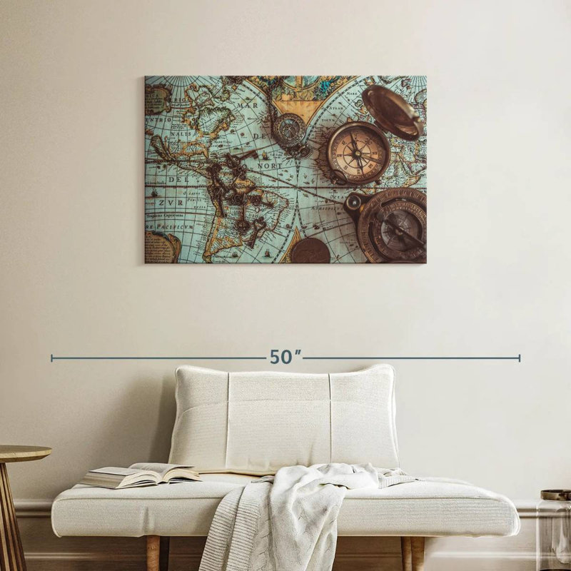 Aletra Maps, 24" H x 36" W