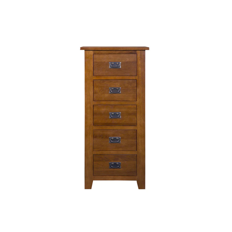 Franklin 5 Drawer 22" W Solid Wood Lingerie Chest