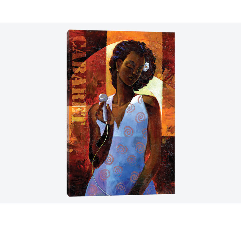 « diva », impression sur toile, H 40 po x l 26 po x P 1,5 po, Toile tendue, Pas de tapis