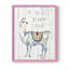 Llama Happy Place, reproduction encadrée - bois massif-1247324039-1247324095