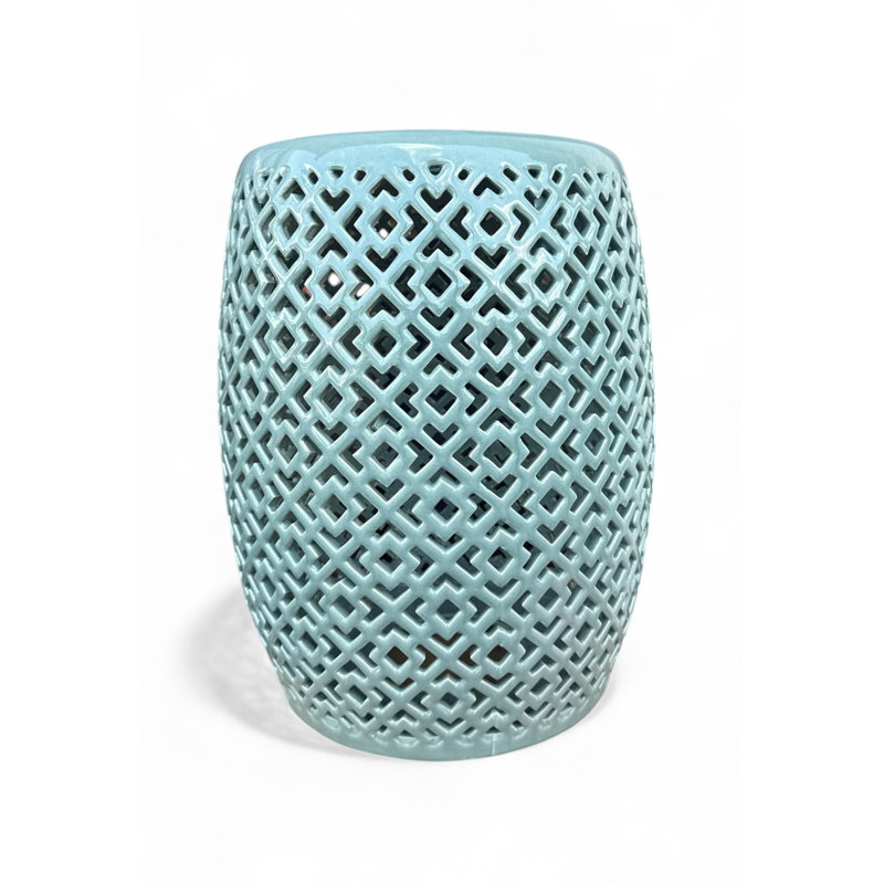 Lorin Garden Stool, Celadon
