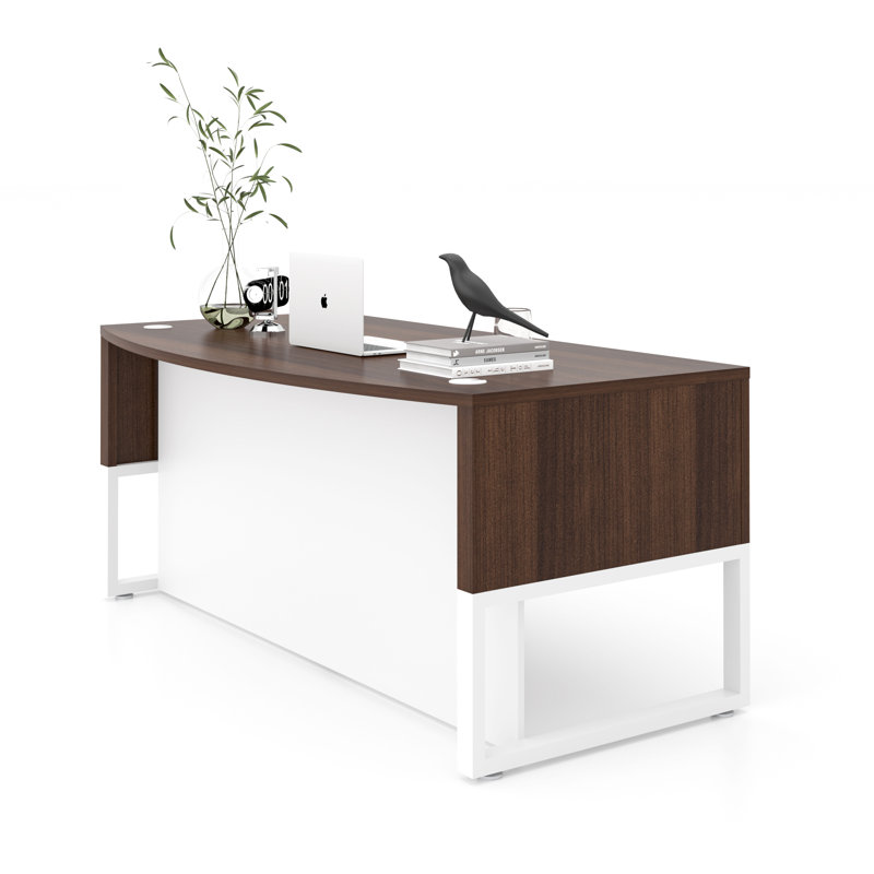 Bella Executive Writing Bow Front Desk