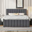 Lit plateforme double avec lit gigogne