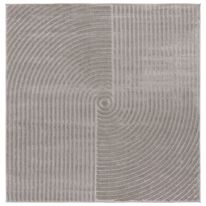 Tamonica Performance Geometric Rug, Square 6'7"