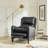 Beecher Traditional 28.75" Wide Genuine Leather Manual Club Recliner with Solid Wood Legs-292004005