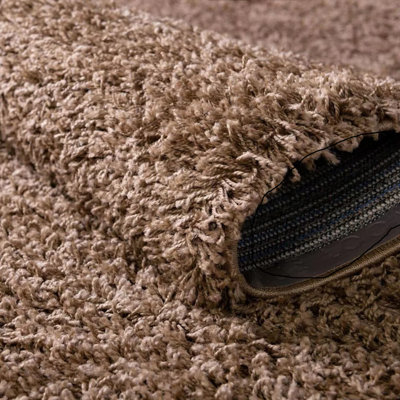 Solid Colour Shag Area Rug