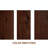 NTC Ruby Solid Wood Platform Bed with Natural Rattan Headboard and Silent Slats, Mid-Century Modern Style, 1000 Lb Capacity, No Box Spring Needed, Effortless Assembly Rattan Walnut-306799106-306799104