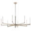  Lustre en acier à DEL à intensité variable classique / traditionnel-737091362-737091363-737091360