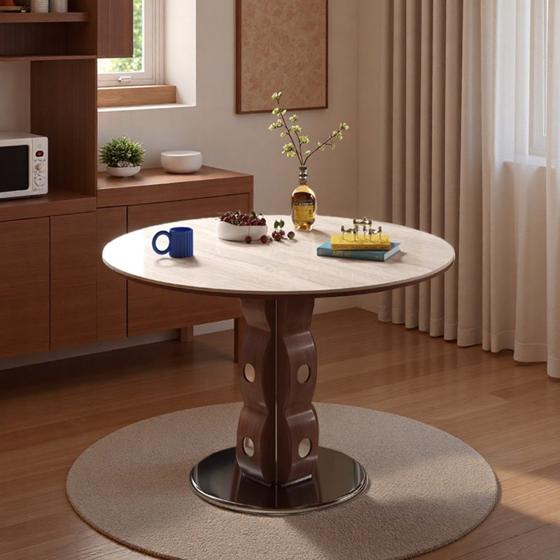Table ronde Durable Vintage Creative Design, H 29,52 po x L 39,37 po x l 39,37 po