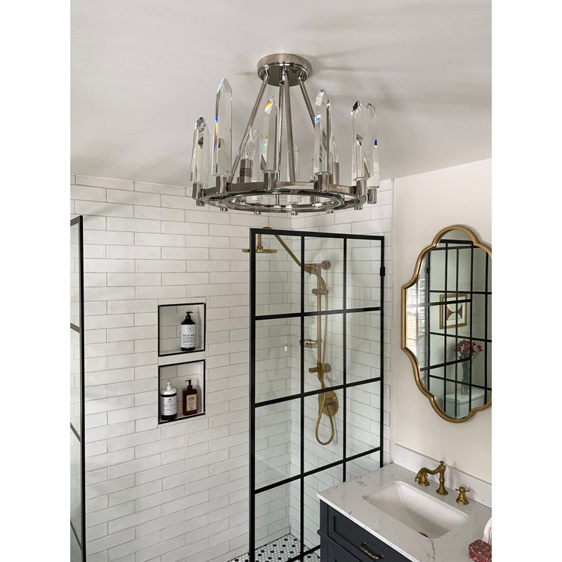 Charlinda 1 -Light 18.25" Semi Flush Mount