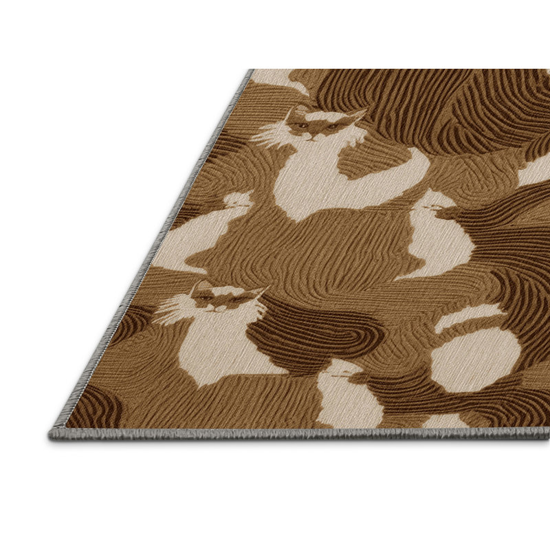  Tapis lavable Cornish Rex Cats, Tapis de couloir 2 pi x 4 pi