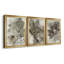 Birch Leaves I - Ensemble de 3 peintures sur toile encadrées-738860646-738860635