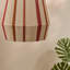1 - Light Paprika Stripe Pendant