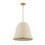 Luminaire suspendu en forme de cloche tissé 3 lumières Ambrey