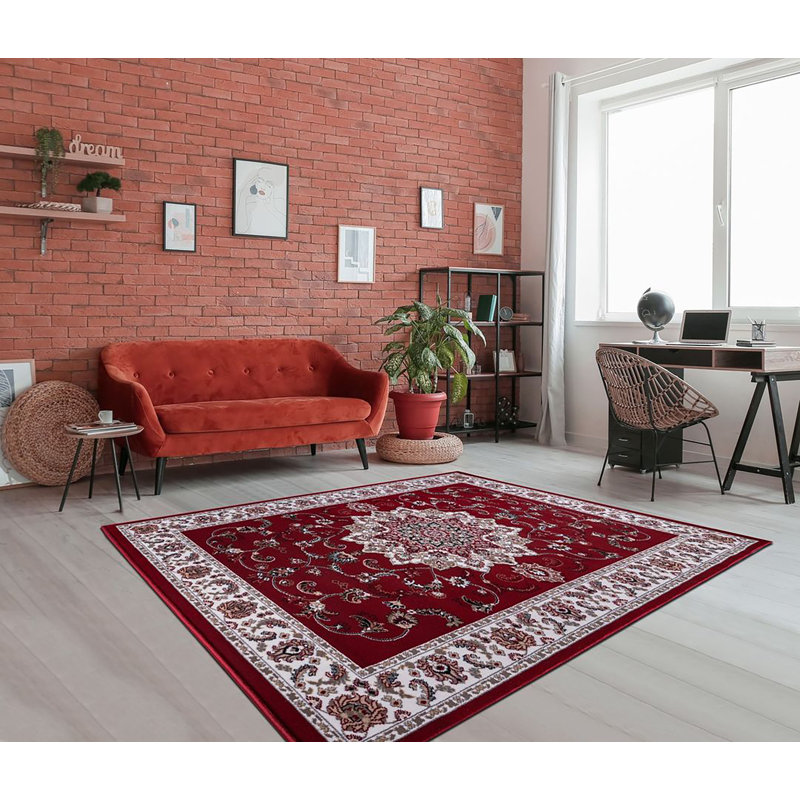Tapis turc Gudella - rouge, Rectangle 8 pi x 10 pi 2 po