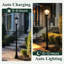 Lampadaire transparent Delna (double)