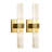 Nazreen Crystal LED Wallchiere Dimmable Wall Light-452089400