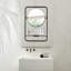 Fullilove Metal Flat Wall Mirror with Shelves-273447653