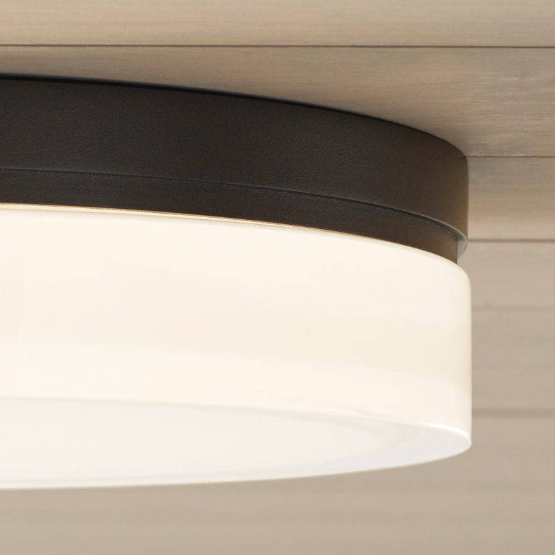 Cirque 1 - Light LED Flush Mount, Antique Bronze, 2700K
