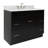 Partham 43 " W Freestanding Standard Free Standing 1 Single Vanity Bathroom Vanity With Carrara Marble Top-137923155-137923153-67491840