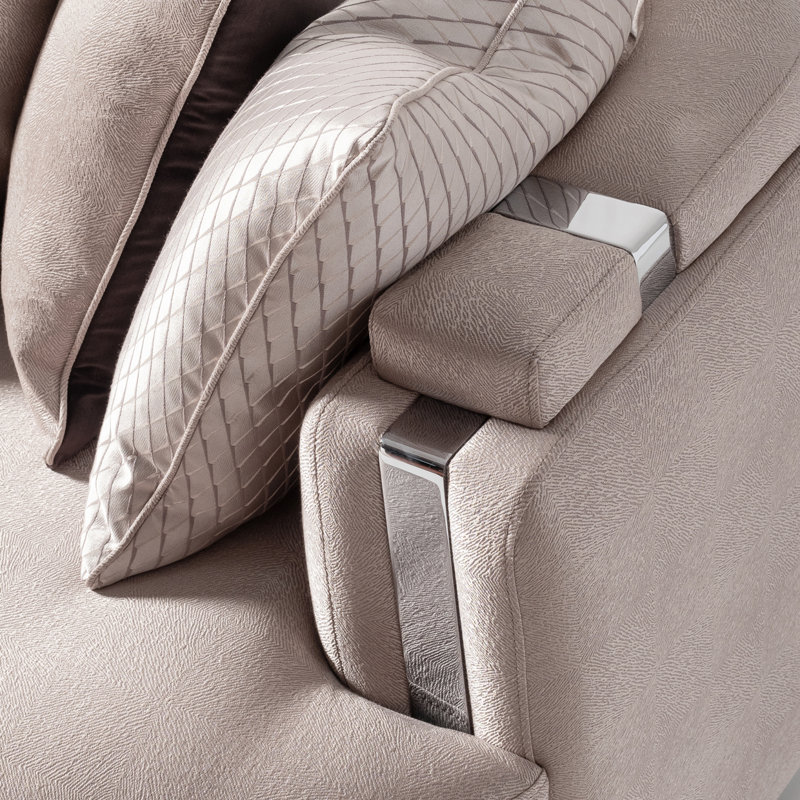 Carmela Sofa, 28.5" H x 104" W x 37.5" D, 4