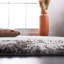 Tapis gris / gris foncé / blanc à tissage plat Rosa-881548532