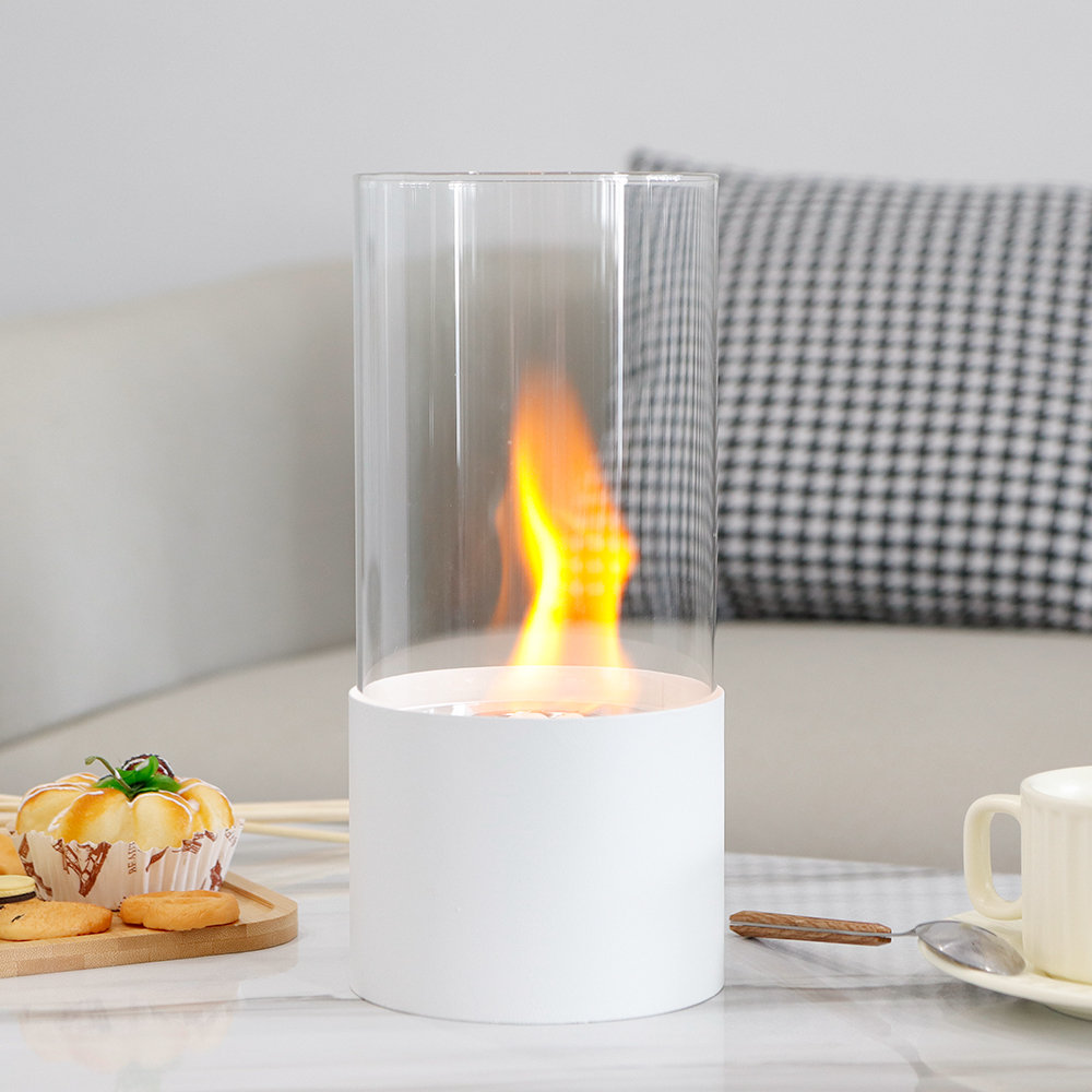 Brender Bio-Ethanol Outdoor Tabletop Fireplace with Flame Guard