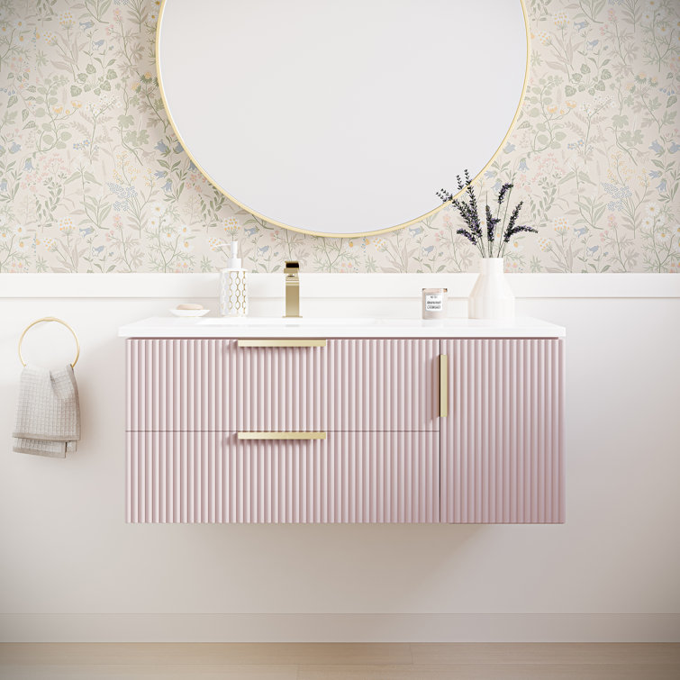 Camille 36'' Single Bathroom Vanity with Quartz Top