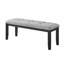 Light Grey Dining Bench