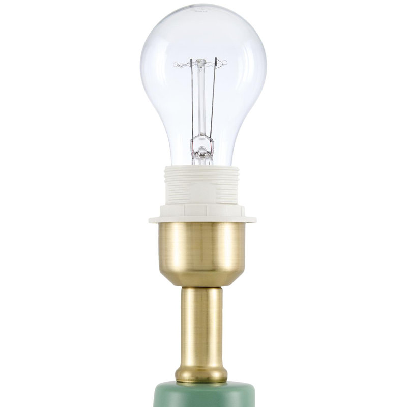 Celes Table Lamp, White, Green