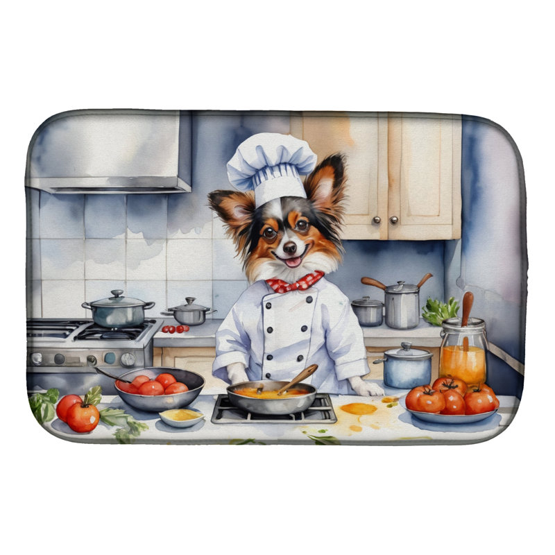 Papillon The Chef Dish Drying Mat