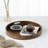 Arooj Round Solid Walnut Serving Tray-1864183477
