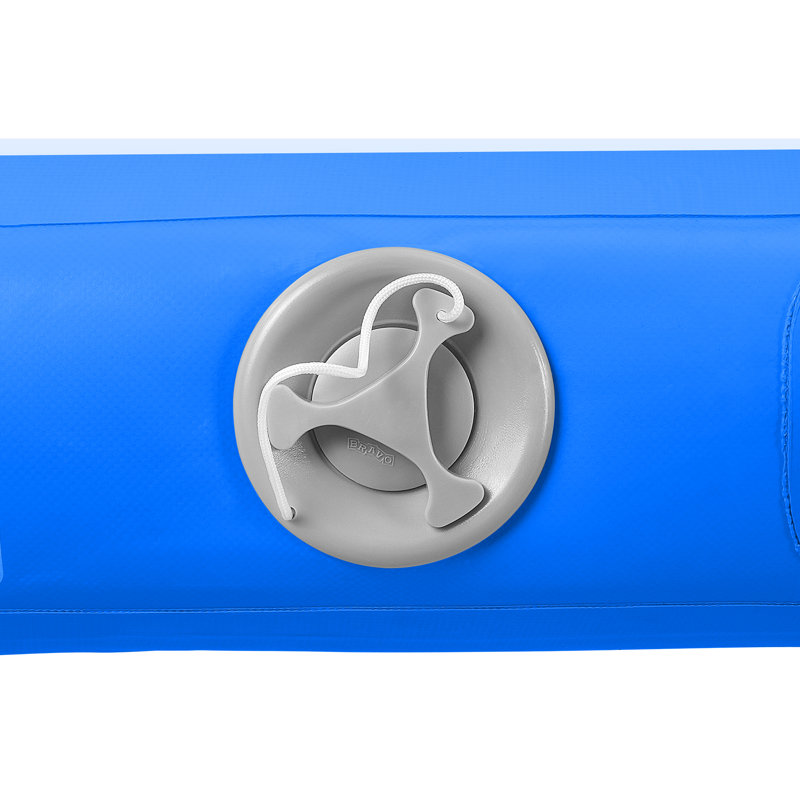 Blue PVC Inflatable Gymnastics Tumbling Mat, 118"